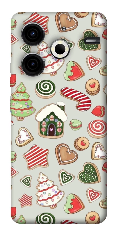 Чехол на TECNO Pova 6 Neo (LI6) Новогодний v7 фото 1 из 1