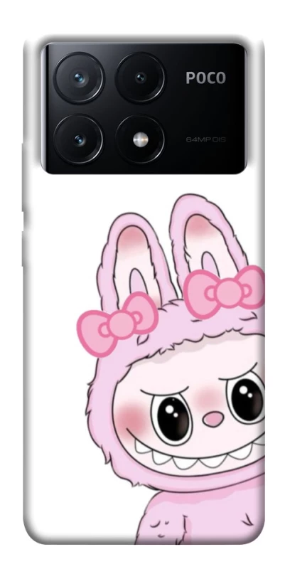 Чохол на Xiaomi Poco X6 Labubu White фото 1 з 1