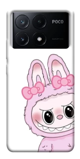 Чохол на Xiaomi Poco X6 Labubu White фото 1 з 1
