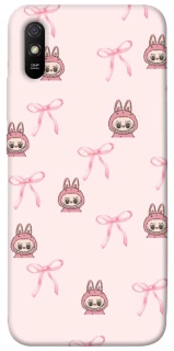 Чехол на Xiaomi Redmi 9A Pink bows and Labubus фото 1 из 1