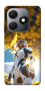 Чохол на TECNO Spark 20 Cyber space girl ver.3 фото 1 з 1