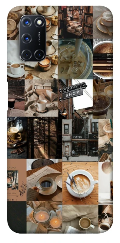 Чохол на Oppo A52 / A72 / A92 Coffee collage ver.3 фото 1 з 1