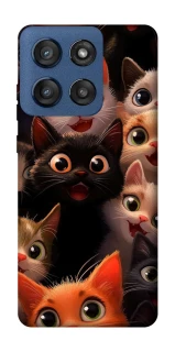 Чохол на Motorola Edge 60 Stylus happy cats фото 1 з 1