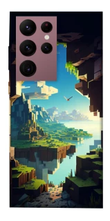 Чохол на Samsung Galaxy S22 Ultra Minecraft sunrise фото 1 з 1