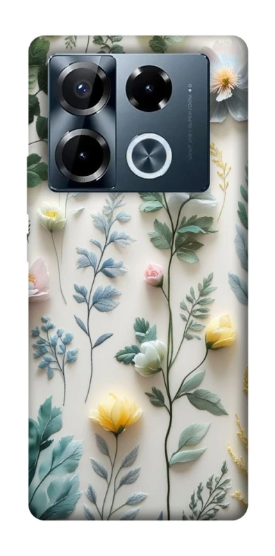 Чохол на Infinix Note 40 Pro 4G Floral design ver.4 фото 1 з 1
