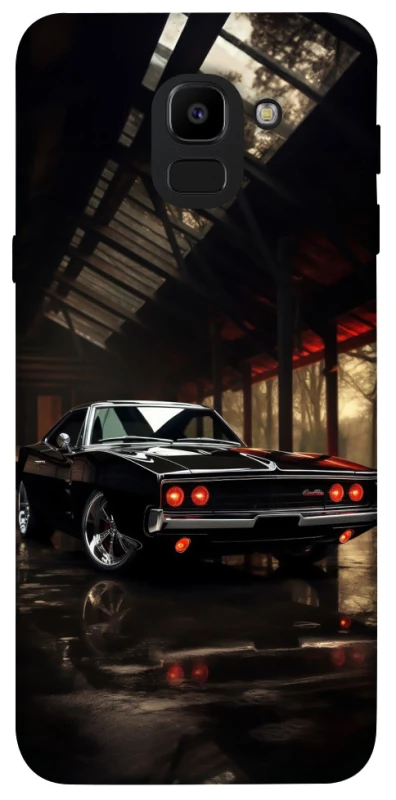 Чехол на Samsung J600F Galaxy J6 (2018) Black classic car фото 1 из 1