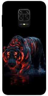 Чохол на Xiaomi Redmi Note 9s / Note 9 Pro / Note 9 Pro Max fire tiger фото 1 з 1