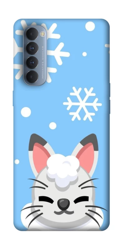 Чохол на Oppo Reno 4 Pro Adopt Me Snow Kitty Smile фото 1 з 1