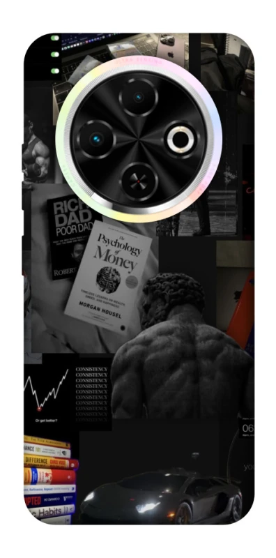 Чехол на TECNO Spark 30C Rich and young фото 1 из 1