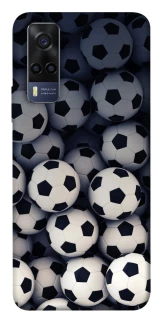 Чехол на Vivo Y53s Футбольные мячи фото 1 из 1
