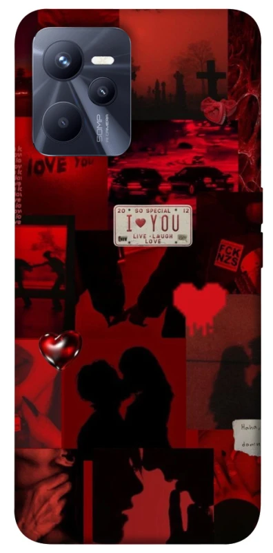 Чохол на Realme C35 Love collage ver.2 фото 1 з 1