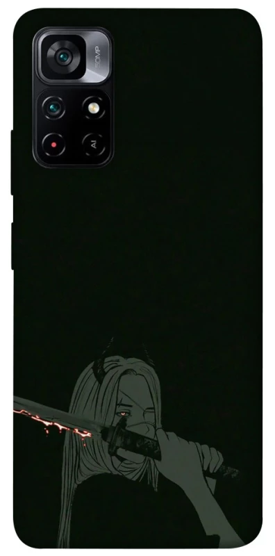 Чехол на Xiaomi Poco M4 Pro 5G Человек-Бензопила фото 1 из 1