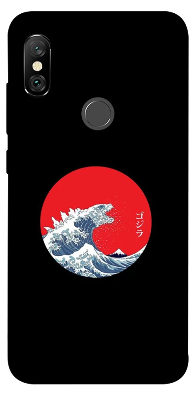 Чехол на Xiaomi Redmi Note 6 Pro Волны Японии фото 1 из 1