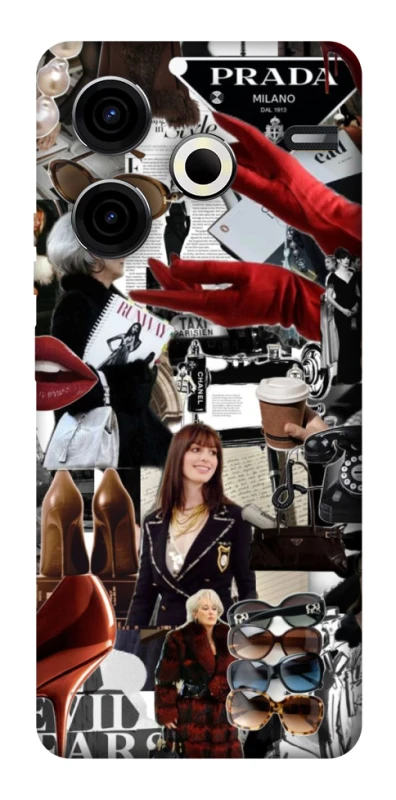Чехол на TECNO Pova 6 Neo (LI6) Fashion collage ver.13 фото 1 из 1