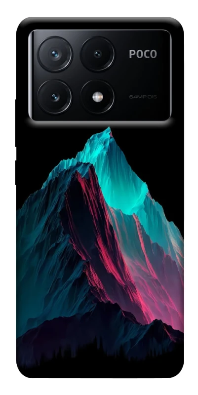 Чехол на Xiaomi Poco X6 Neon mountains фото 1 из 1