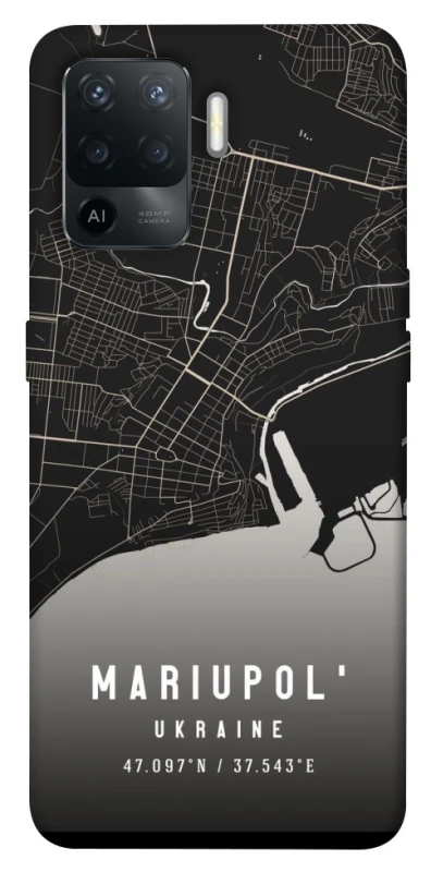 Чохол на Oppo Reno 5 Lite Mariupol map фото 1 з 1