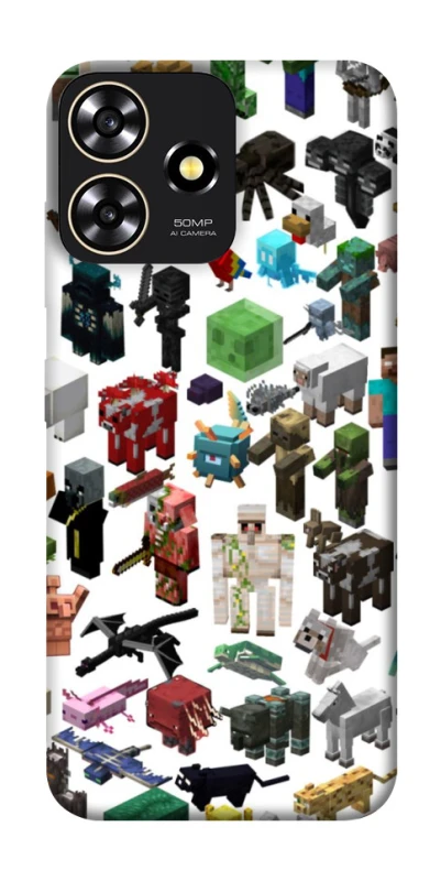 Чохол на ZTE Blade A73 4G Minecraft v4 фото 1 з 1