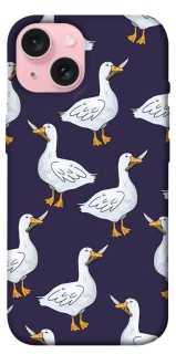 Чехол на Apple iPhone 15 (6.1") Гуси с претензией фото 1 из 1