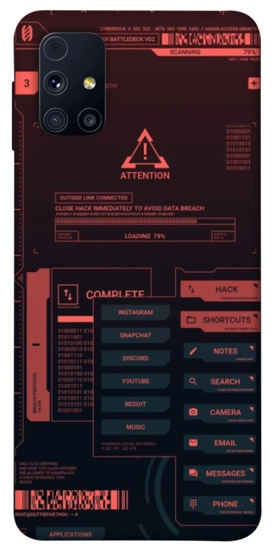 Чохол на Samsung Galaxy M31s Attention фото 1 з 1