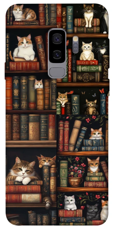 Чохол на Samsung Galaxy S9+ Cats & Books фото 1 з 1