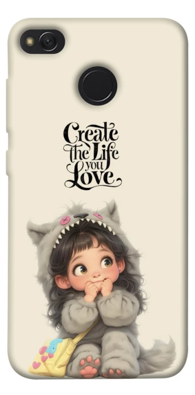 Чохол на Xiaomi Redmi 4X Create the life you love фото 1 з 1