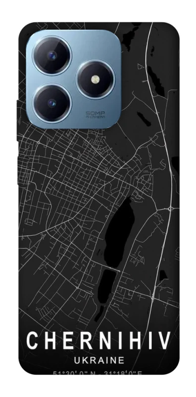 Чохол на Realme C63 Chernihiv map фото 1 з 1