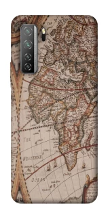 Чехол на Huawei Nova 7 SE Карта путешествий фото 1 из 1