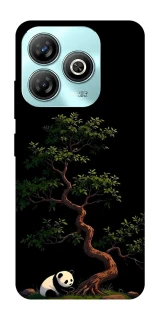 Чехол на ZTE Blade A75 4G Panda and tree фото 1 из 1