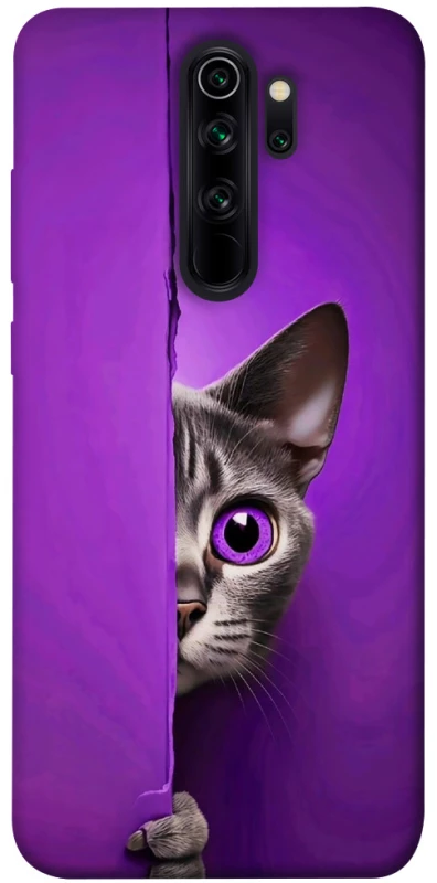 Чохол на Xiaomi Redmi Note 8 Pro Кіт-підглядач фото 1 з 1