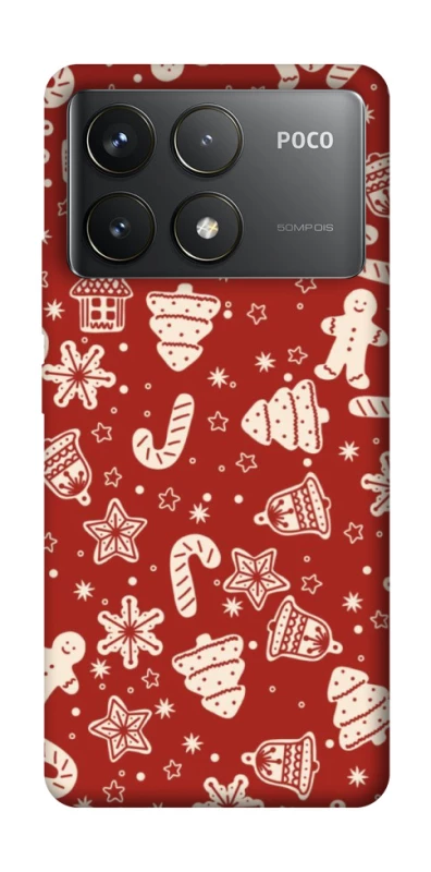 Чохол на Xiaomi Poco F6 Pro Новорічний v3 фото 1 з 1