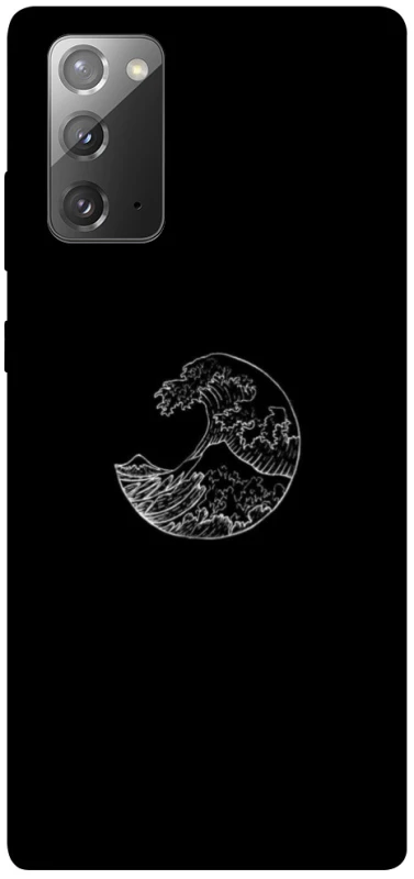 Чехол на Samsung Galaxy Note 20 Black tsunami фото 1 из 1