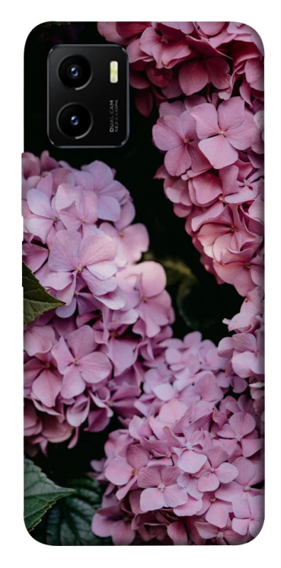 Чохол на Vivo Y15s Рожеві гартензії фото 1 з 1