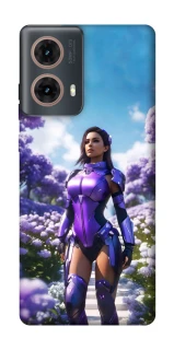 Чехол на Motorola Moto G85 Cyber space girl ver.4 фото 1 из 1