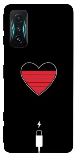 Чехол на Xiaomi Redmi K50 Gaming Charge your heart фото 1 из 1