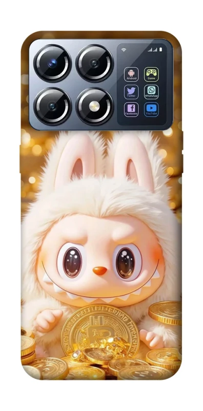 Чохол на Xiaomi POCO X8 Pro Bitcoin Labubu фото 1 з 1