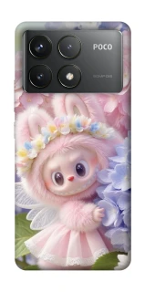 Чохол на Xiaomi Poco F6 Pro Labubu & Flowers ver.1 фото 1 з 1