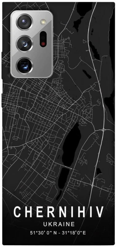 Чохол на Samsung Galaxy Note 20 Ultra Chernihiv map фото 1 з 1