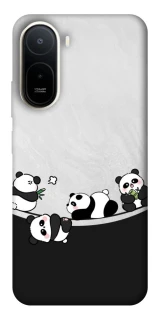 Чехол на Xiaomi Redmi A7 Pro 4G Four pandas фото 1 из 2