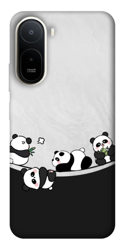 Чехол на Xiaomi Redmi A7 Pro 4G Four pandas фото 2 из 2