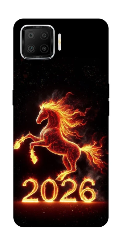 Чехол на Oppo A73 (2017) Red Fire Horse ver.1 фото 1 из 1