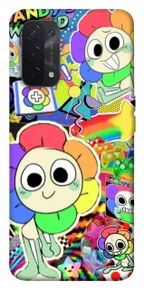 Чехол на Oppo A54 5G / A74 5G Dandy world collage фото 1 из 1
