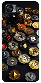 Чехол на Xiaomi Poco M4 Pro 5G Many coins фото 1 из 1