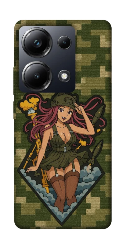 Чехол на Xiaomi Poco M6 Pro 4G Military Waifu фото 1 из 1