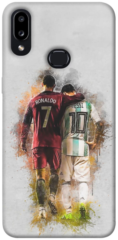 Чохол на Samsung Galaxy A10s Ronaldo та Messi фото 1 з 1