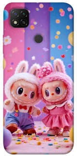 Чохол на Xiaomi Redmi 9C Labubu twins ver.3 фото 1 Чохол на Xiaomi Redmi 9C Labubu twins ver.3 фото 1 з 1