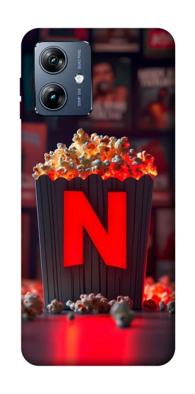Чехол на Motorola Moto G54 Power Netflix and popcorn фото 1 из 1