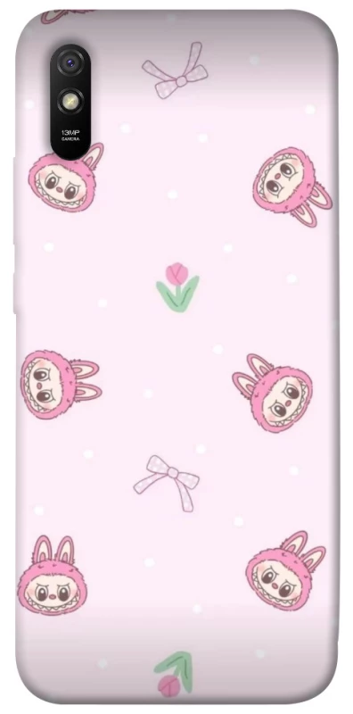 Чехол на Xiaomi Redmi 9A Labubu Flower фото 1 из 1