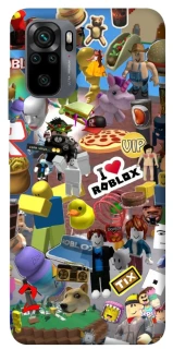 Чехол на Xiaomi Redmi Note 10 / Note 10s Roblox collage ver.5 фото 1 из 1
