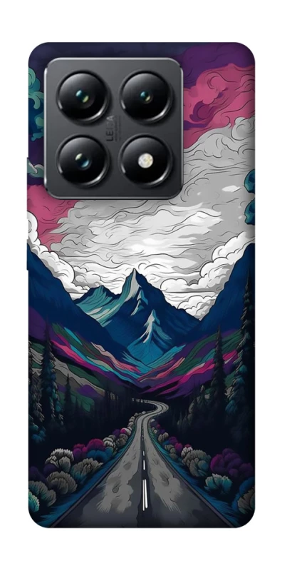 Чехол на Xiaomi 14T Pro Нарисованные горы фото 1 из 1