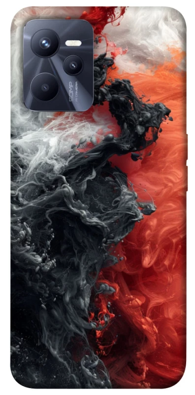 Чохол на Realme C35 Black and Red фото 1 з 1
